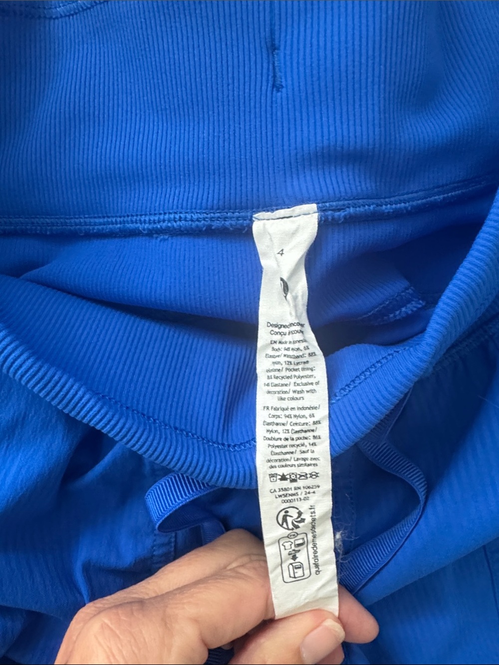 Lululemon Dance Studio Mid-Rise Jogger Size 4 Cerulean Blue - Picture 5 of 10